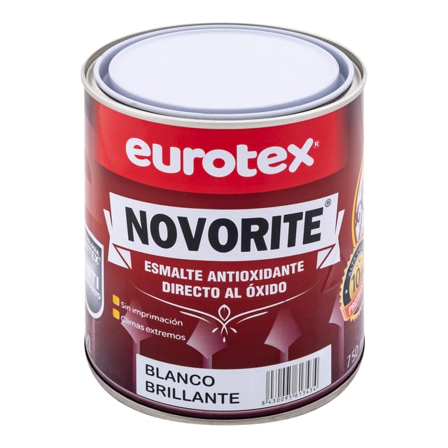 ESMALTE SINTÉTICO ANTIOXIDANTE BRILLANTE NOVORITE 4L BLANCO