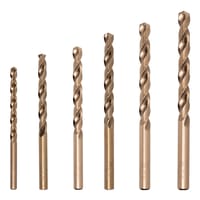 JUEGO 6 BROCAS METAL HSS CO 2 A 8 MM IZAR - 1