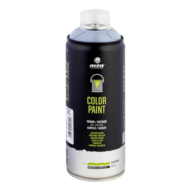 ESPRAY PINTURA BRILLANTE  400ML GRIS PLATA - 1