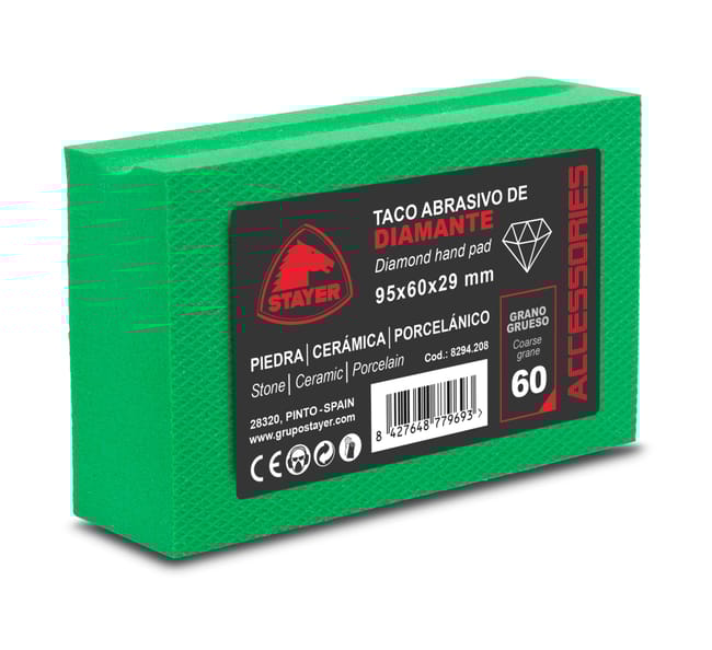 TACO DIAMANTADO PORCELANICO GR60 STAYER - 1