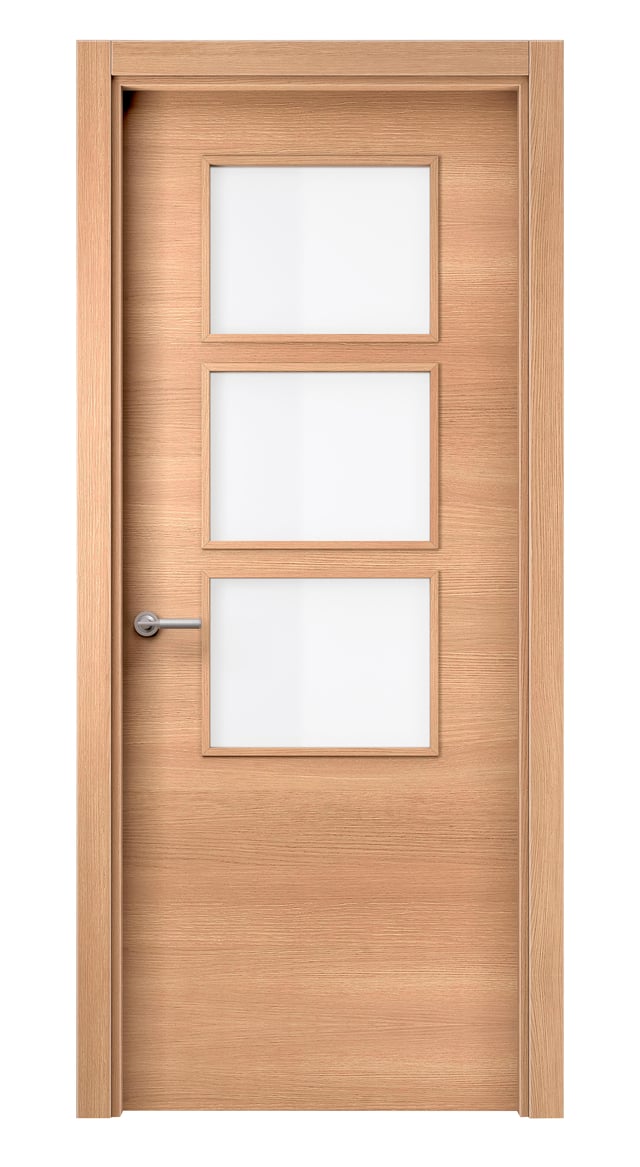 PUERTA ABATIBLE EN BLOCK HORIZONTAL ROBLE 82,5CM IZQUIERDA