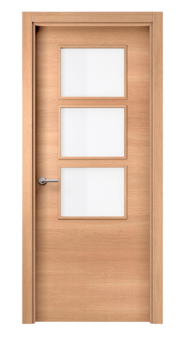 PUERTA ABATIBLE EN BLOCK HORIZONTAL ROBLE 70,5CM DERECHA