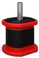 4 AMORTIGUADORES PARA SOPORTE/SUELO HASTA 350KG - 1