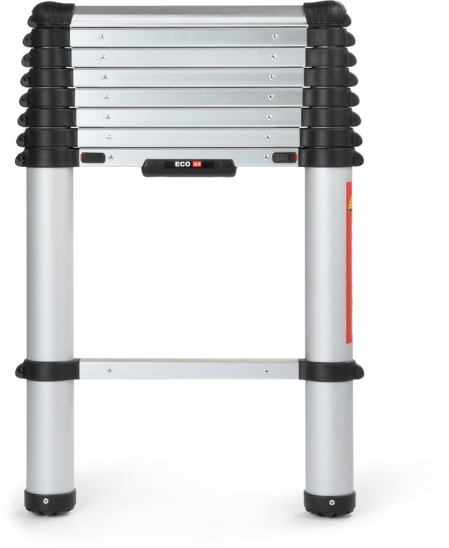 ESCALERA TELESCOPICA DE ALUMINIO 8 PELDAÑOS