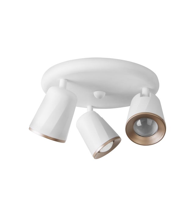 FOCO 3 LUCES ADRI LED INTEGRADO 3X5W BLANCO