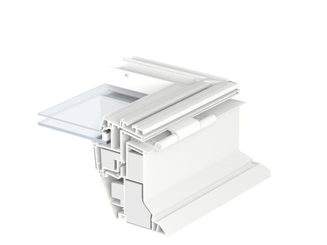 SOPORTE VENTANA PARA CUBIERTA PLANA 60 X 60 CM