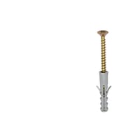 TACO UNIVERSAL DE NYLON DIÁMETRO 6MM LONGITUD 40MM CON TIRAFONDO NOUTAC 25UDS - 1