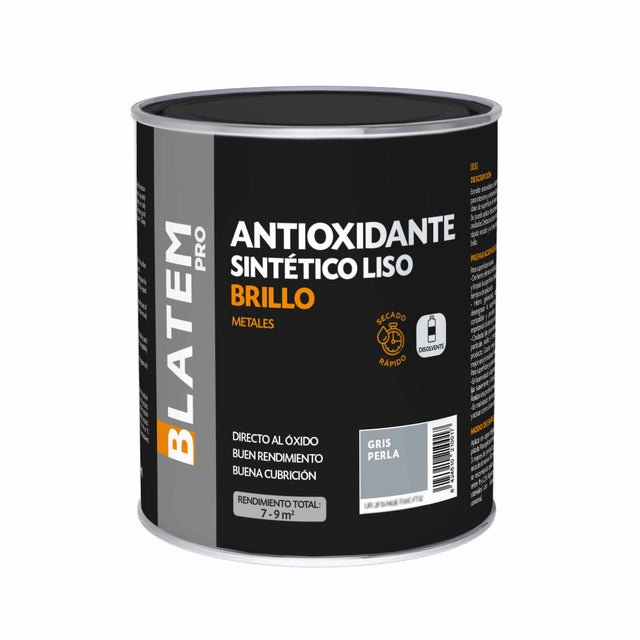 ESMALTE SINTETICO ANTIOXIDANTE BRILLANTE 750ML GRIS PERLA