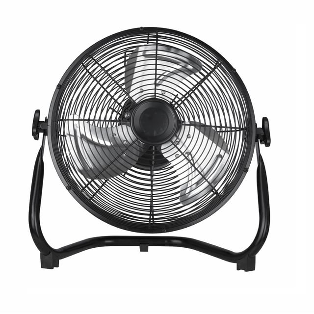 VENTILADOR INDUSTRIAL 45CM 100W NEGRO GIRATORIO