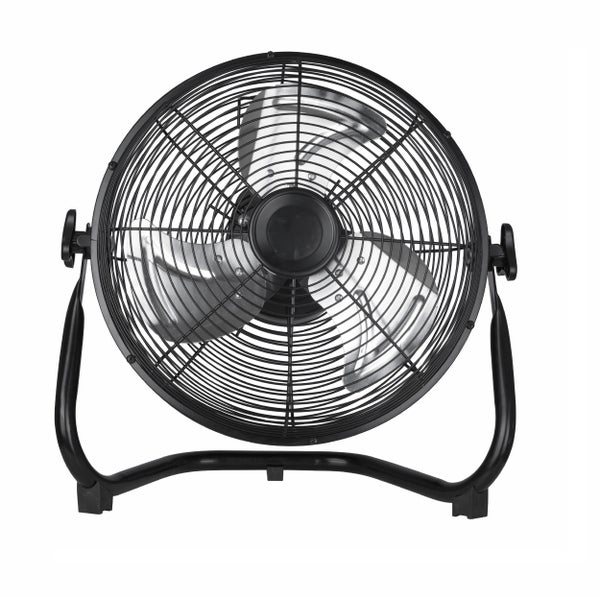 VENTILADOR INDUSTRIAL 35CM 60W NEGRO OSCILANTE