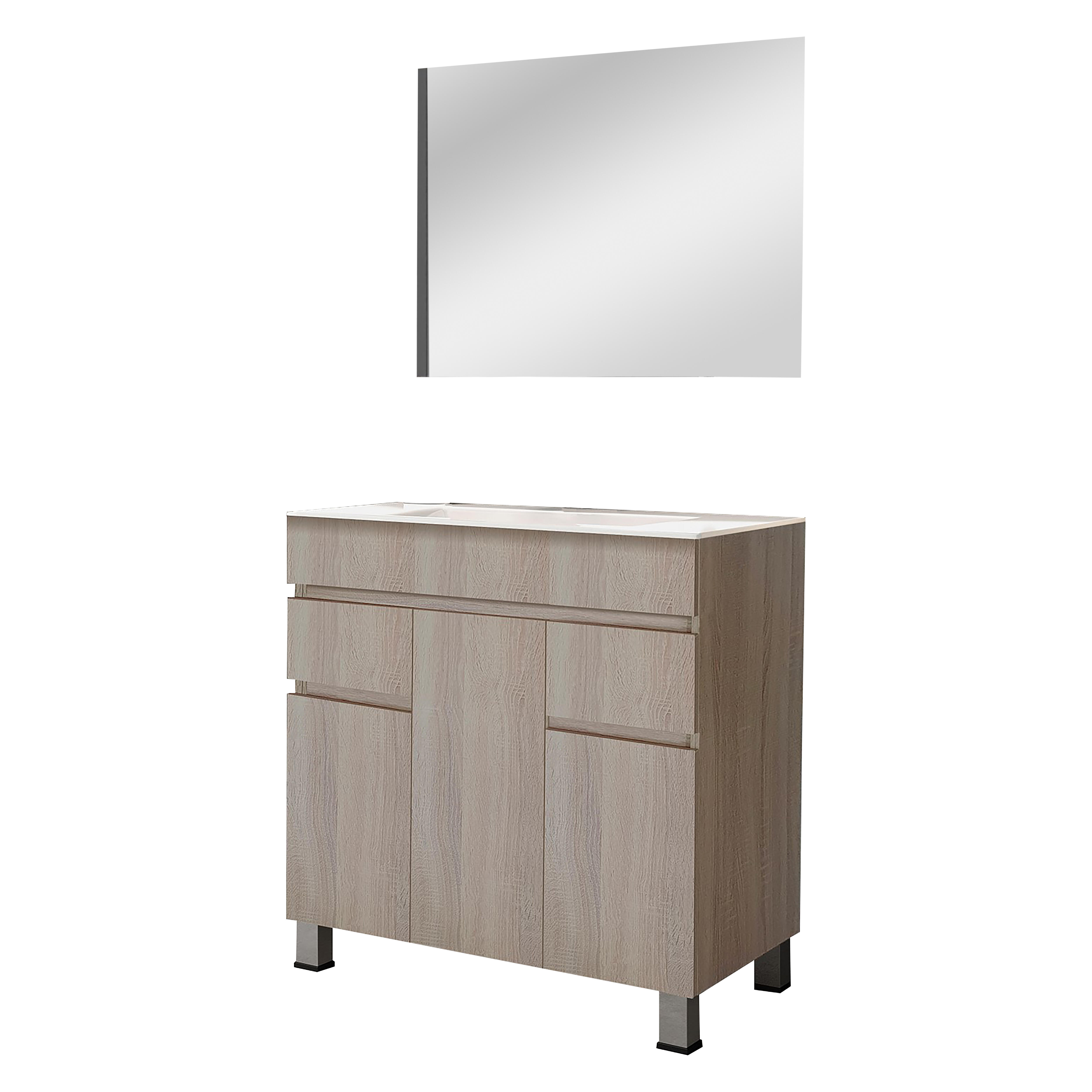 CONJUNTO MUEBLE DE BAÑO BALI CAMBRIAN 79X46CM - 2