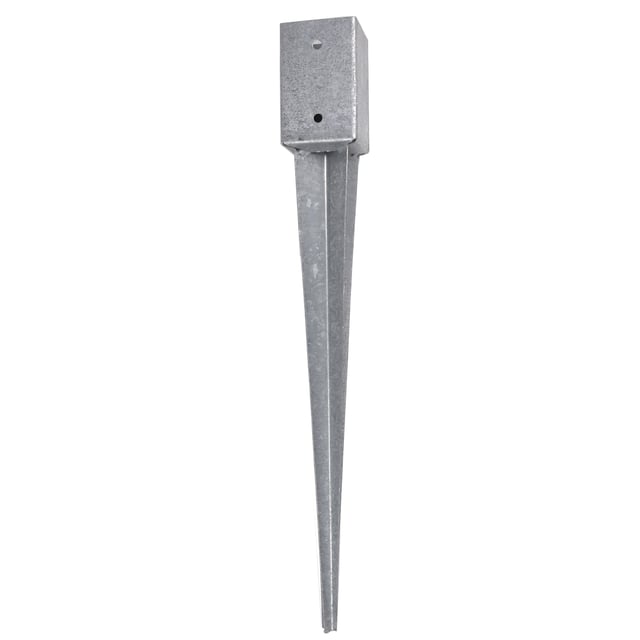 BASE ACERO GALVANIZADO PARA EMPOTRAR 12x12 CM