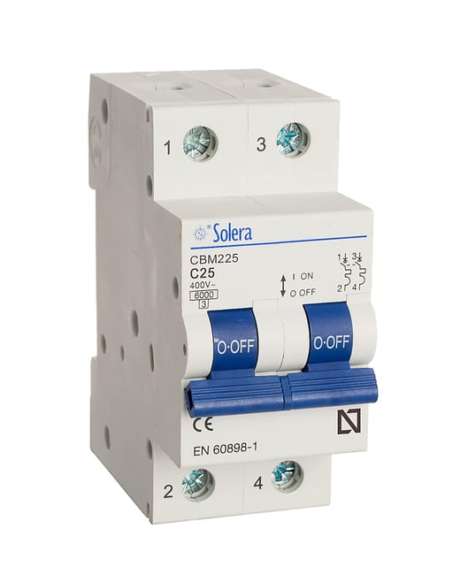 AUTOMÁTICO MAGNETOTÉRMICO 2P 25A SOLERA - 1