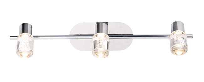 BARRA 3 LUCES LED MINERVA GRIS - 1