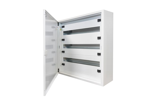 CUADRO ELÉCTRICO METÁLICO PARA SUPERFICIE EN VIVIENDA 72 ELEMENTOS IP30 SOLERA - 1