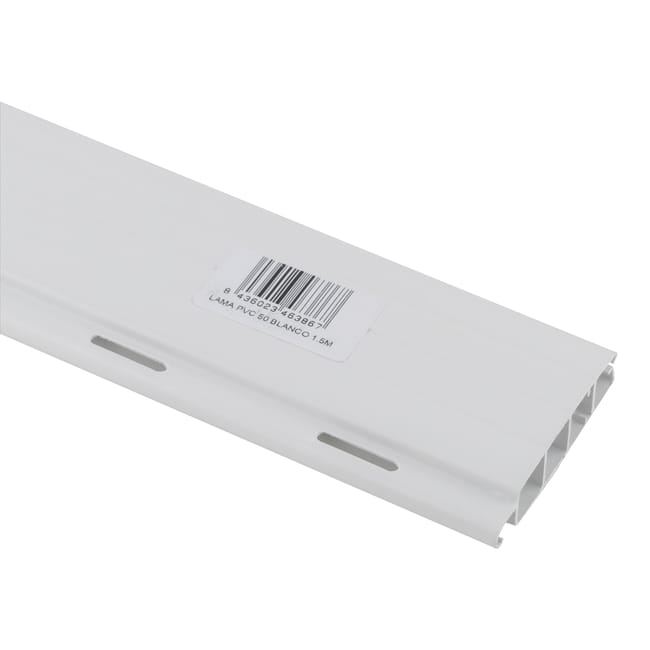 LAMA PARA PERSIANA PVC 50  MM BLANCA. 2 M - 1