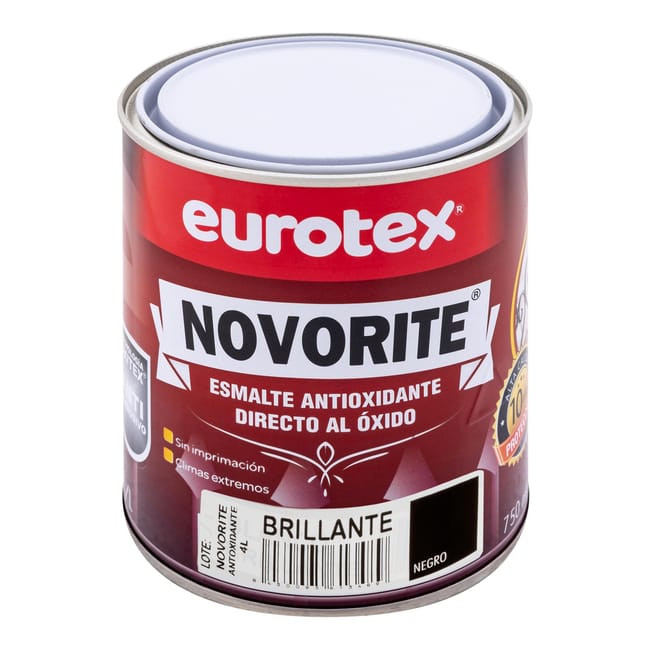 ESMALTE SINTÉTICO ANTIOXIDANTE BRILLANTE NOVORITE 4L NEGRO - 1
