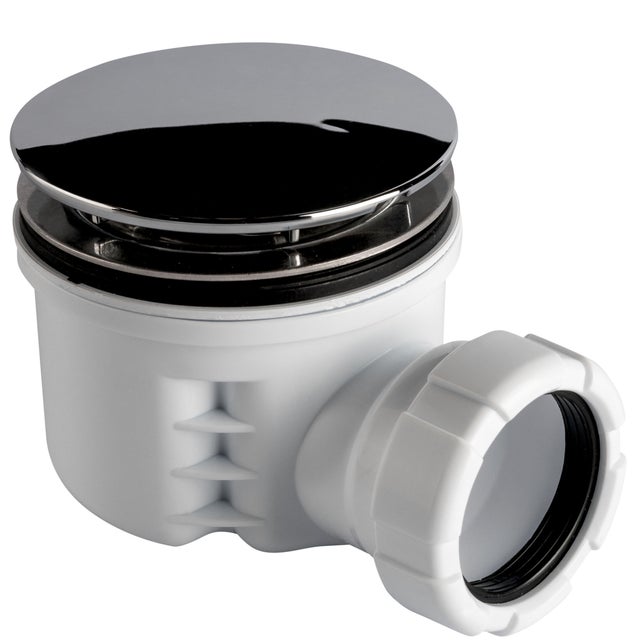 VÁLVULA PLATO DE DUCHA 85MM CON TORNILLO BLANCO