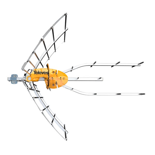 ANTENA ELLIPSE UHF CON FUENTE DE ALIMENTACION