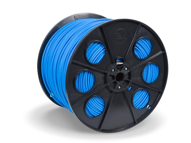 HILO FLEXIBLE LIBRE HALÓGENOS H07Z1-K 10mm2  AZUL METRO LINEAL - 1