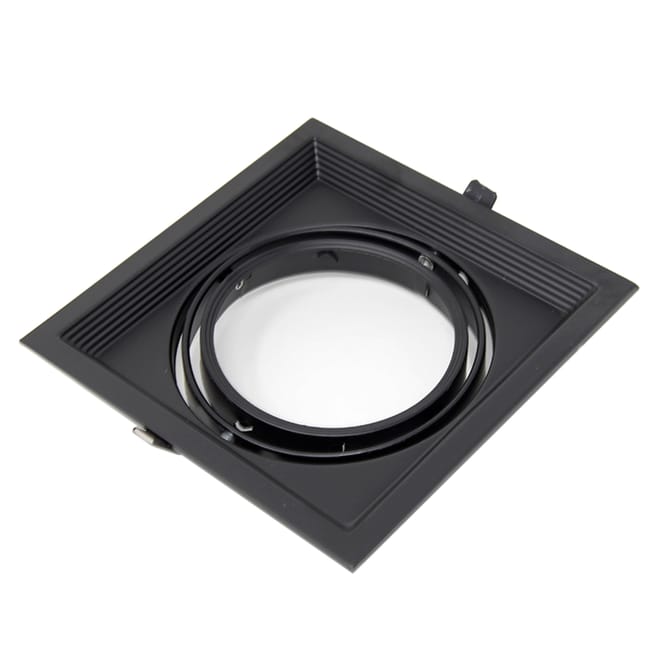 MARCO DE AR111 1 AGUJERO NEGRO - 1