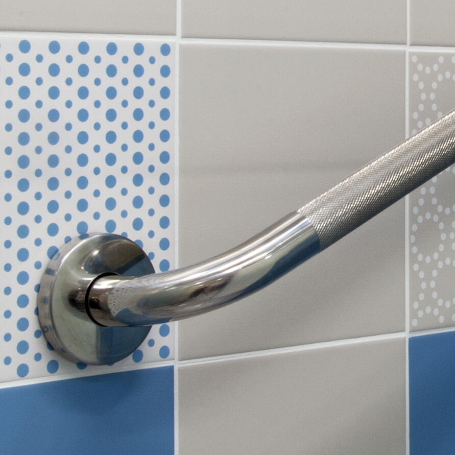 Barra 60CM-30MM ANTI-DESLIZANTE CROMADO - 4