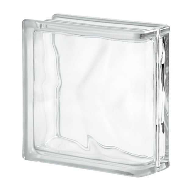 BLOQUE VIDRIO INCOLORO 19X19X8CM