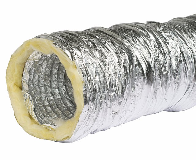 TUBO ALUMINIO FLEXIBLE AISLADO 152MM 10M