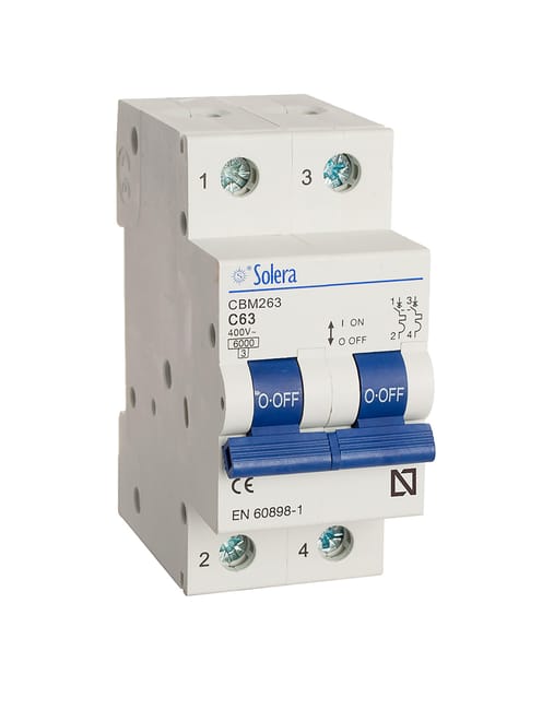AUTOMÁTICO MAGNETOTÉRMICO 2P 63A SOLERA - 1