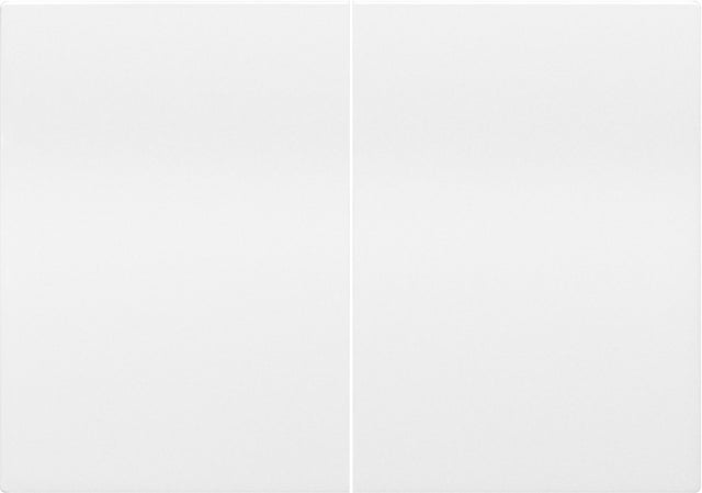 TECLA DOBLE CONMUTADOR SERIE CORAL BLANCO