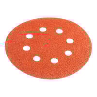 6 DISCOS DE LIJA 125MM 8 AGUJEROS GRANO 60 - 1