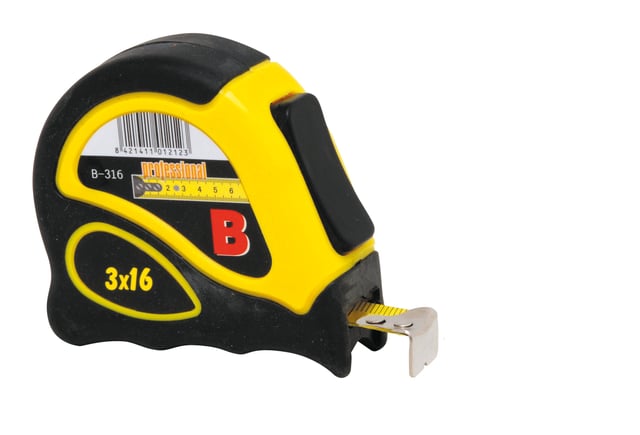 FLEXOMETRO BIMATERIA 3 M X 16 MM MEDID