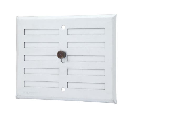 REJILLA DE VENTILACION REGULABLE ALUMINIO 17 X 25 CM - 1