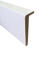 CUBRE RODAPIE DM LACADO BLANCO 2240 X 90 MM - 1