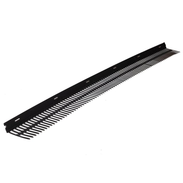 RASTREL DE ALERO LISO NEGRO 7CM 1M