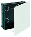 CAJA DE REGISTRO ELÉCTRICO 200X200X65MM PARA EMPOTRAR DE INTERIOR CON TAPA DE GARRA METÁLICA - 1