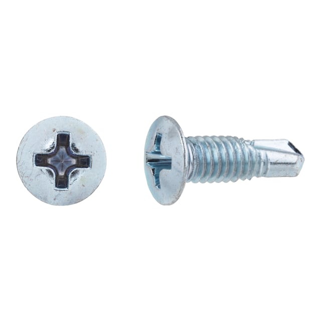 TORNILLOS ROSCA PARA METAL CINCADOS 4X13MM. 500UDS