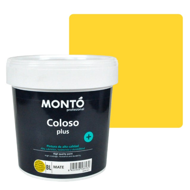 PINTURA PLASTICA LIMON MATE 2,5L COLOSO