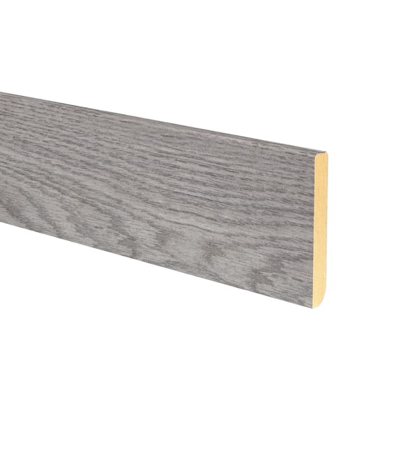 RODAPIE MDF REVESTIDO ACABADO ROBLE GRIS 2200 X 80 X 11MM - 1