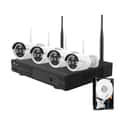 KIT GRABADOR CCTV WIFI 10 CANALES + 4 CAMARAS EXTERIOR + 1TB - 1