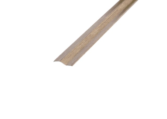 PERFIL DESNIVEL ADHESIVO DE ALUMINIO ROBLE BISELADO/URAL 90 CM