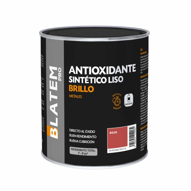ESMALTE SINTETICO ANTIOXIDANTE BRILLANTE 750ML ROJO