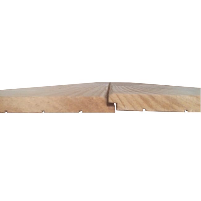 TABLAS DE PINO TECHO SOLAPADA 250X18X1,7 CM 6 UDS - 1