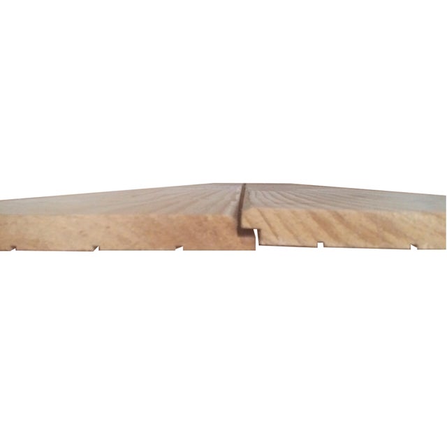 TABLA DE ABETO TECHO SOLAPADA 250X18X1.9 CM 6 UDS