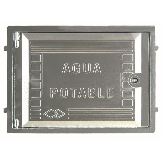 PUERTA CONTADOR ALUMINIO 29X39CM