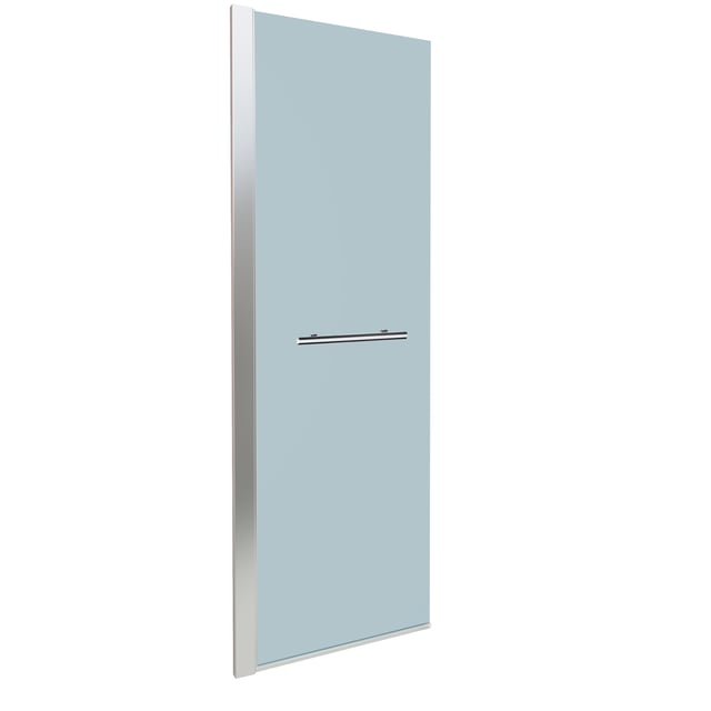 MAMPARA PANEL DE DUCHA ABATIBLE CARIBE 80CM CON TIRADOR