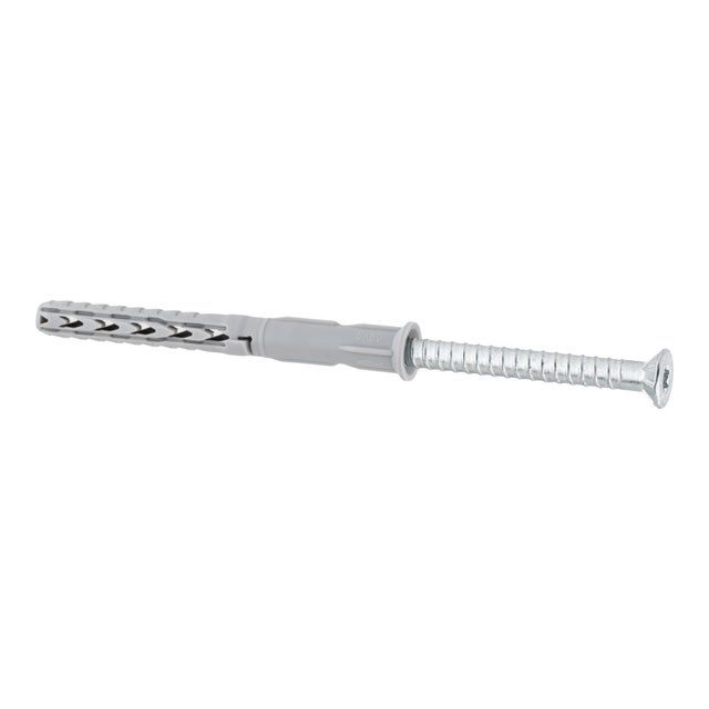 TACO LARGO DE EXPANSIÓN DIÁMETRO 8MM LONGITUD 80MM CON TORNILLO FISCHER 4UDS