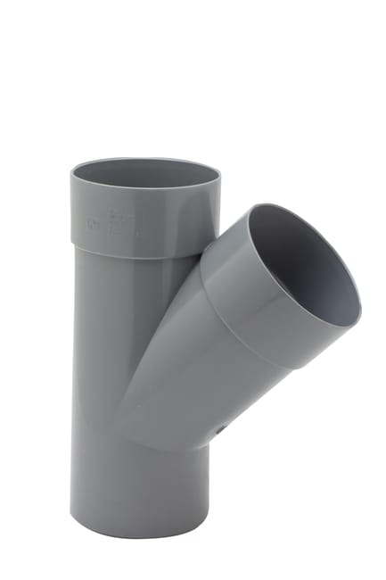 DERIVACIÓN 45º Ø110MM MACHO-HEMBRA PVC - 1