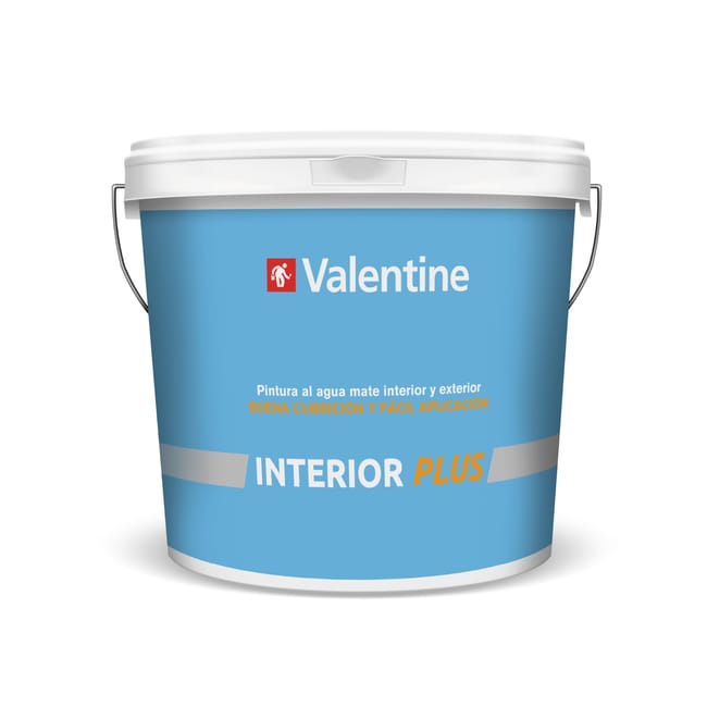 BASE PINTURA PLÁSTICA INTERIOR MATE PLUS 15L TONOS CLAROS - 1