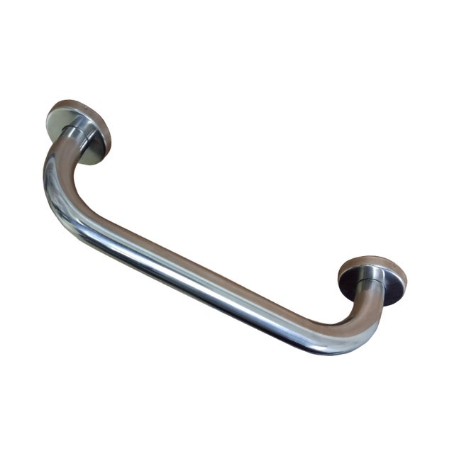 Barre d'appui à fixer, acier inoxydable chromé, 30 cm